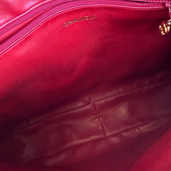 Excellent vintage Chanel lambskin large hobo with original dustbag - Picture 11 of 13